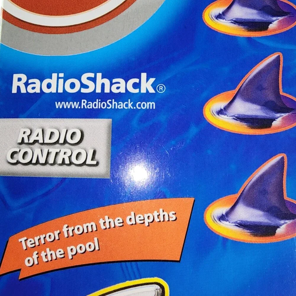 RADIO SHACK Radio Remote Control Shark-NEW in box- Kids Toys Pool Vintage